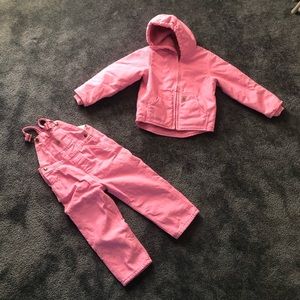 Pink Carhartt matching set